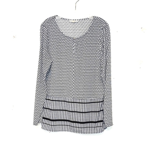 Dana Buchman crew neck polyester &  spandex blouse Size: XL - Picture 1 of 5